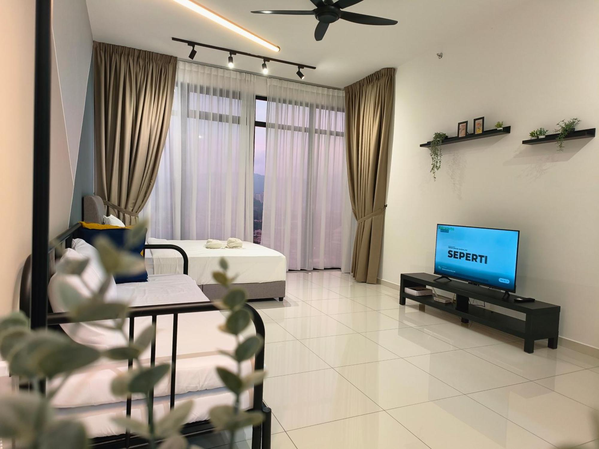 Apartment New Stylist 2br For 10pax 无敌美景两房民宿 Beacon Executive George Town