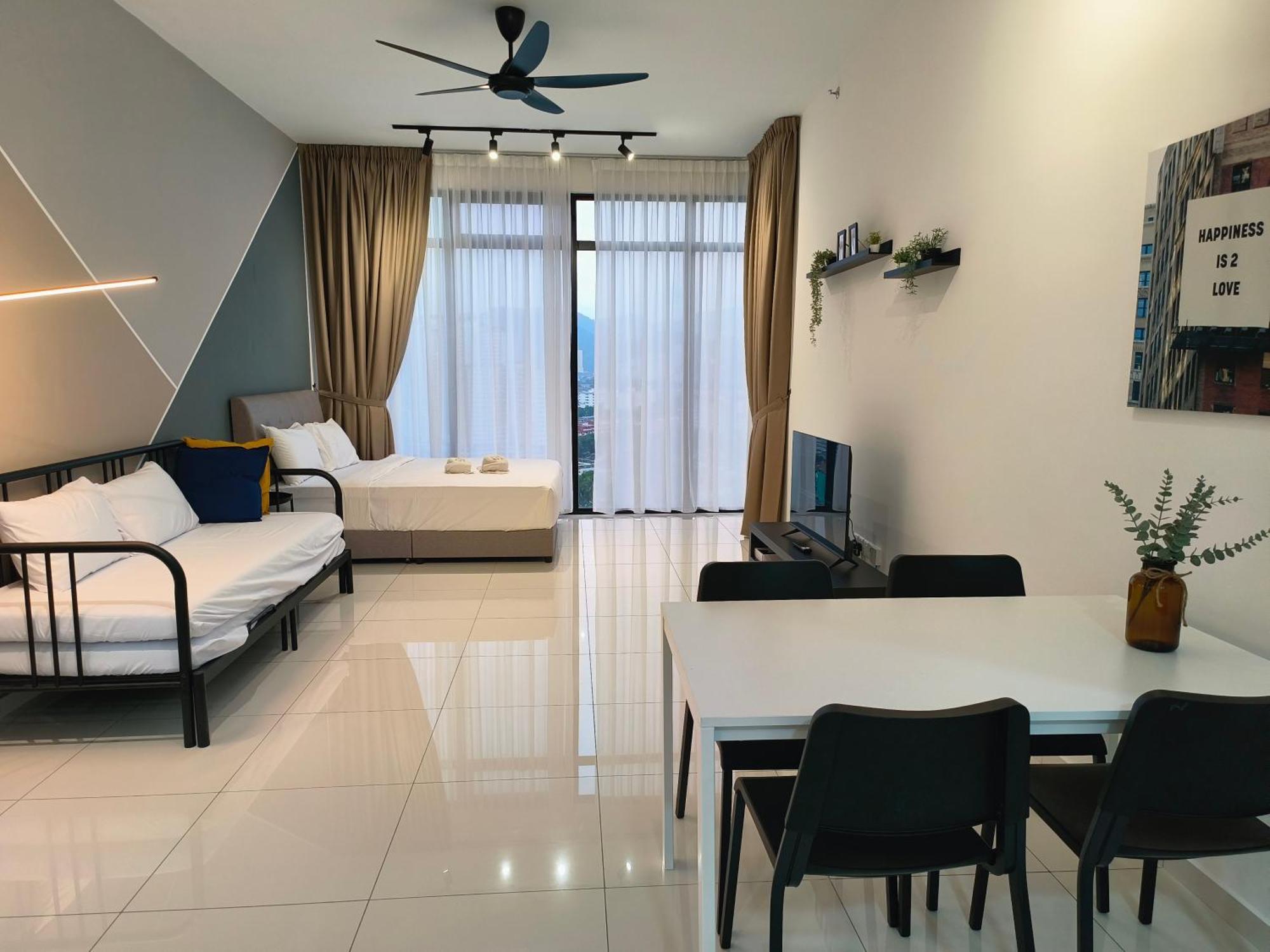 New Stylist 2br For 10pax 无敌美景两房民宿 Beacon Executive * George Town