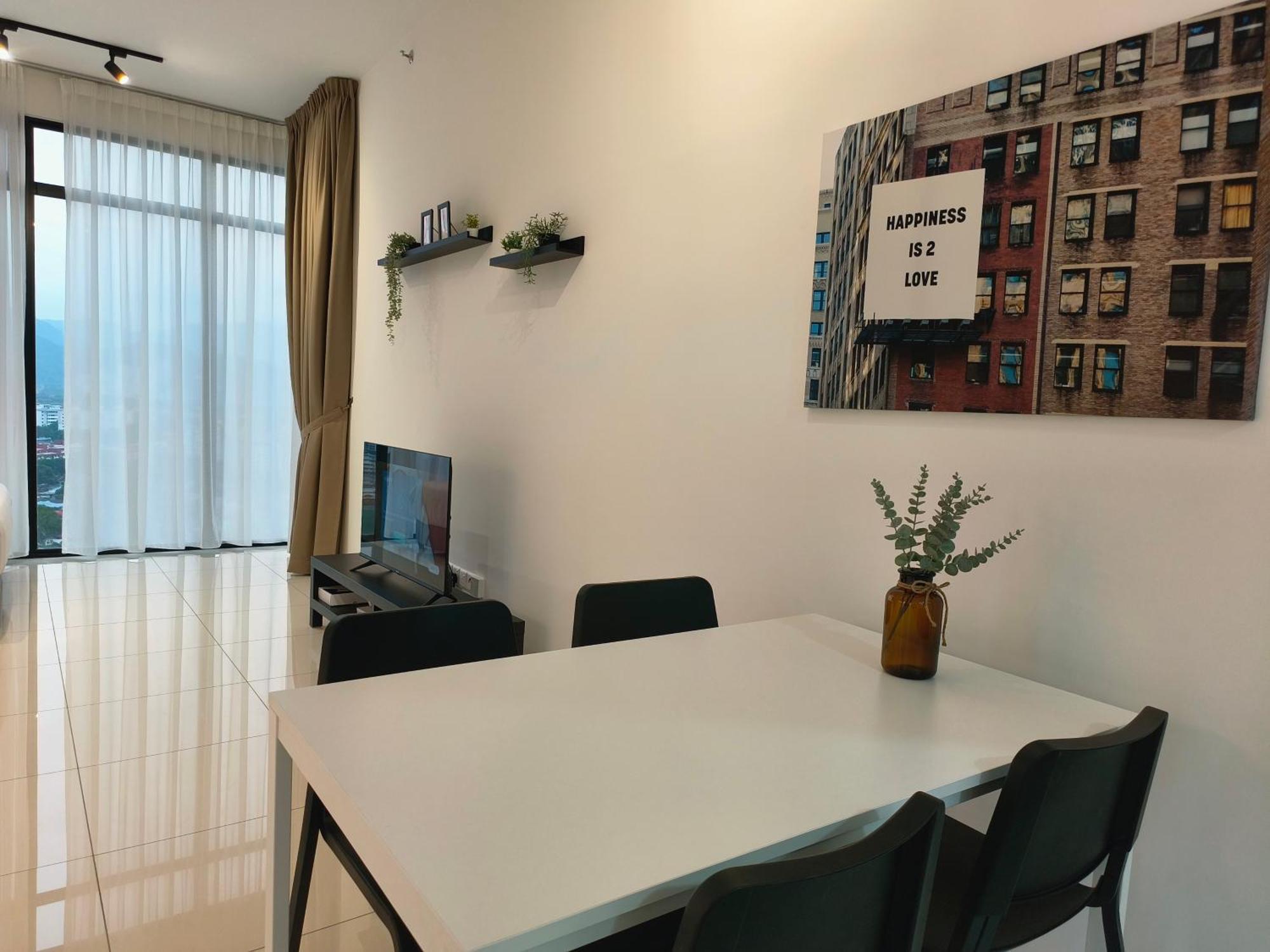 New Stylist 2br For 10pax 无敌美景两房民宿 Beacon Executive Apartment