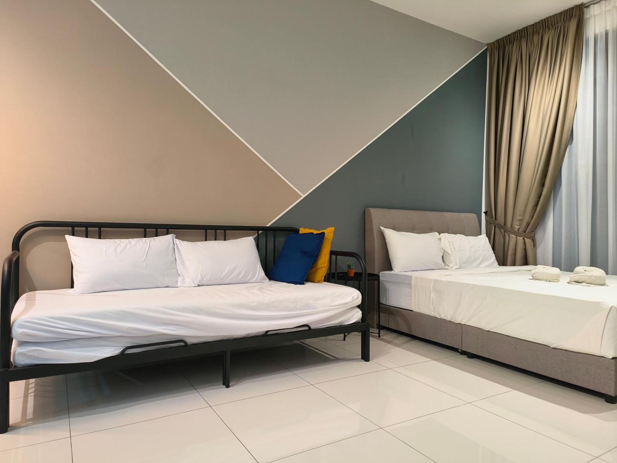 New Stylist 2br For 10pax 无敌美景两房民宿 Beacon Executive Apartment George Town