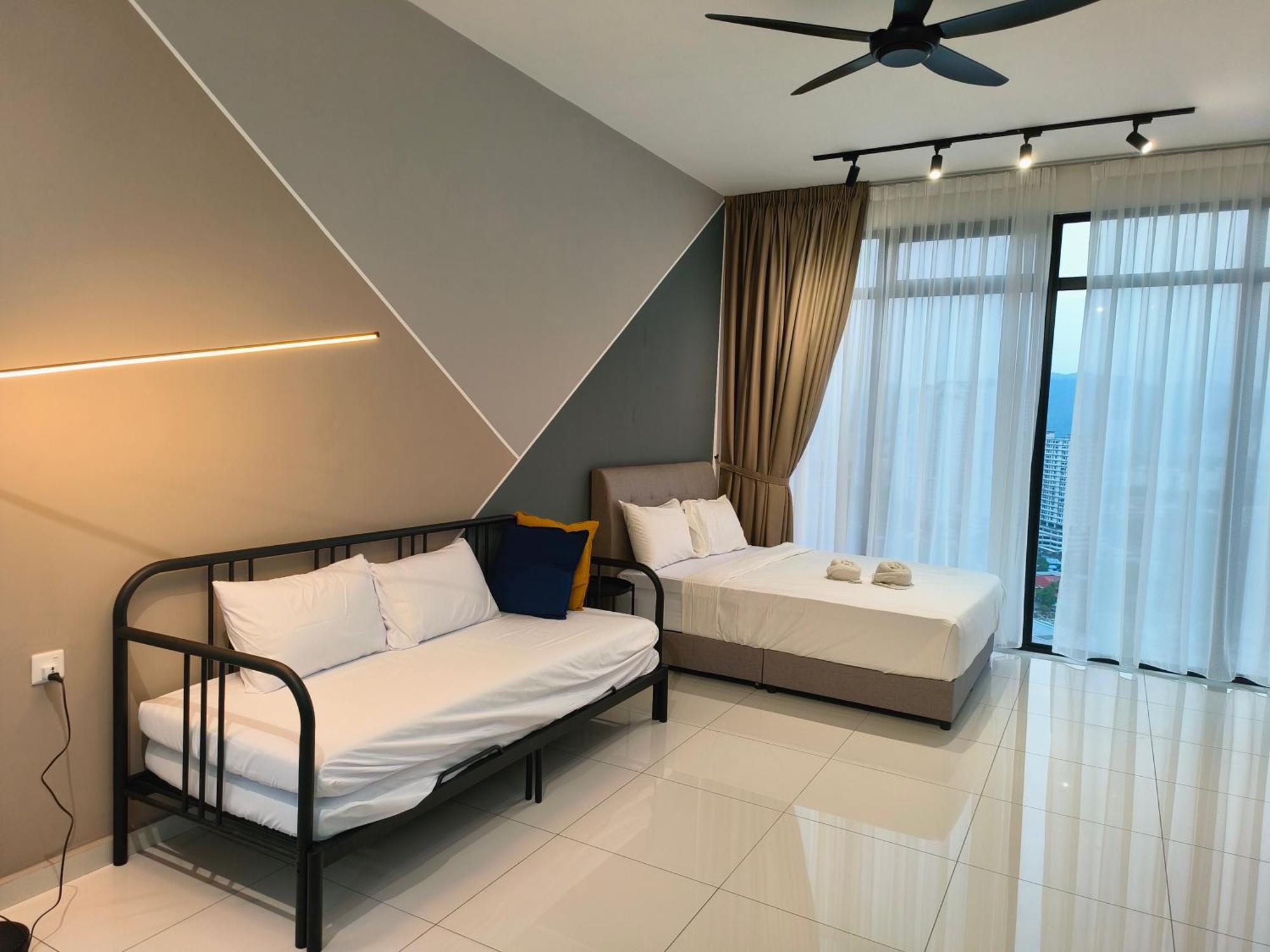 Apartment New Stylist 2br For 10pax 无敌美景两房民宿 Beacon Executive *